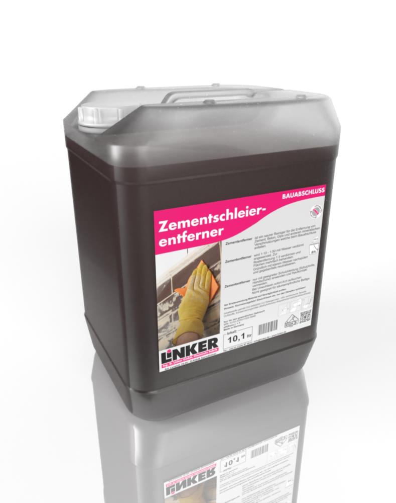 Linker Chemie Zementschleierentferner sauer  Entfernung Zement Beton 10,1 L
