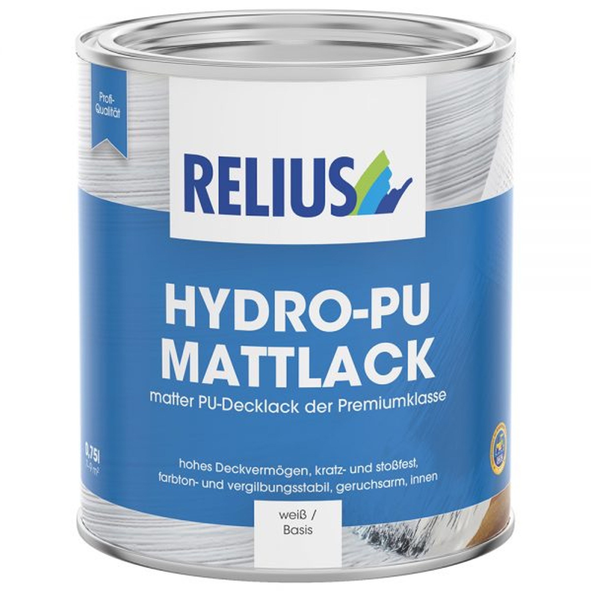 Relius Hydro-PU Mattlack Bautenlack weiß