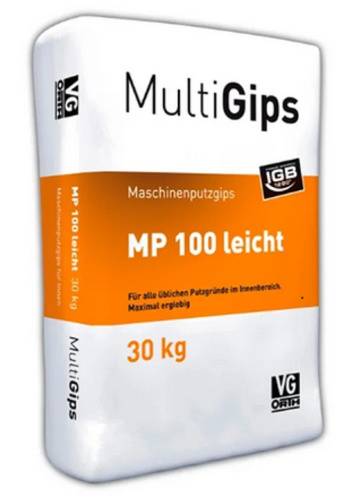 VG-Orth MultiGips MP 100 leicht Maschinenputzgips Gips Putz 30 kg