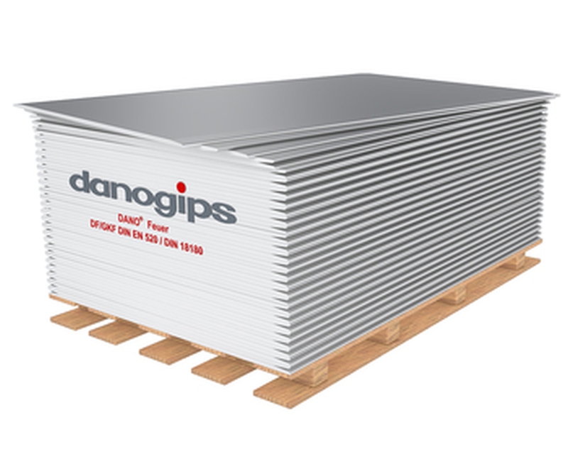 GKB Feuerschutzplatte Gipskarton DF/GKF 2000 x 1250 x 12,5 mm - 2,5 qm GKB Feuerschutzplatte Gipskarton DF/GKF 2000 x 1250 x 12,5 mm - 2,5 qm