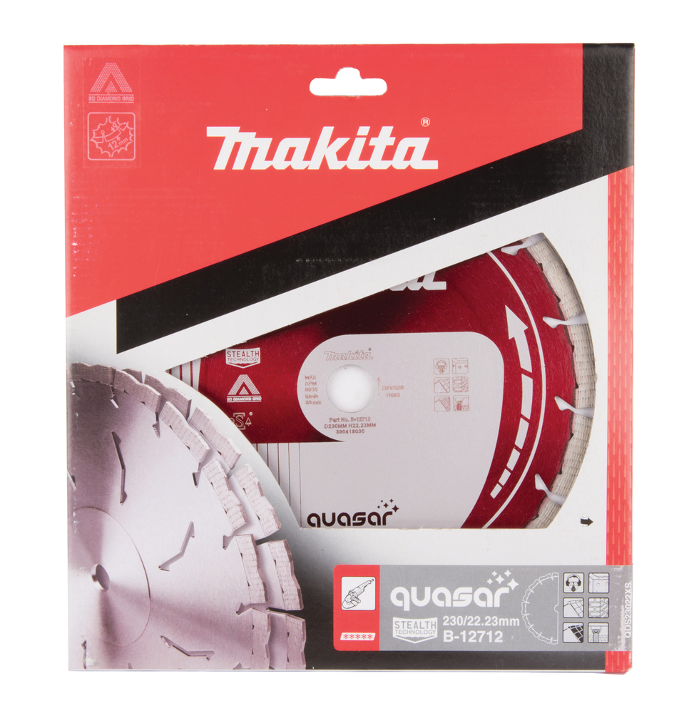 Makita Diamantscheibe QUASAR230x22,23mm B-12712
