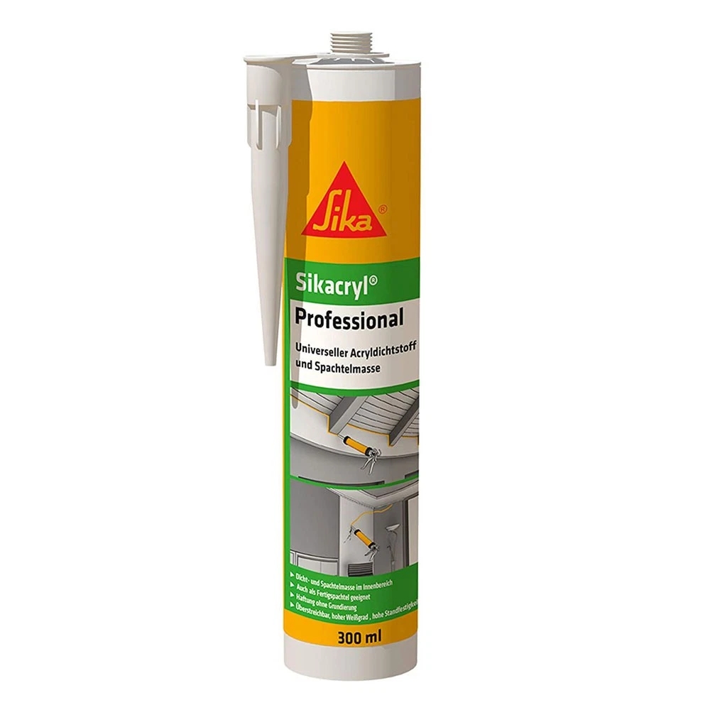 Sika Sikacryl® Professional Acryl weiss 300 ml - Dichtstoff & Spachtelmasse