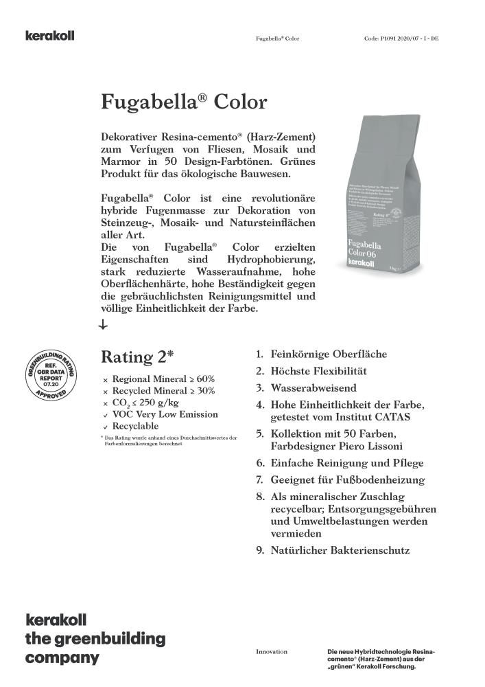 Kerakoll Fugabella® Color 02 hybride Fugenmasse Fugenmörtel 3 kg