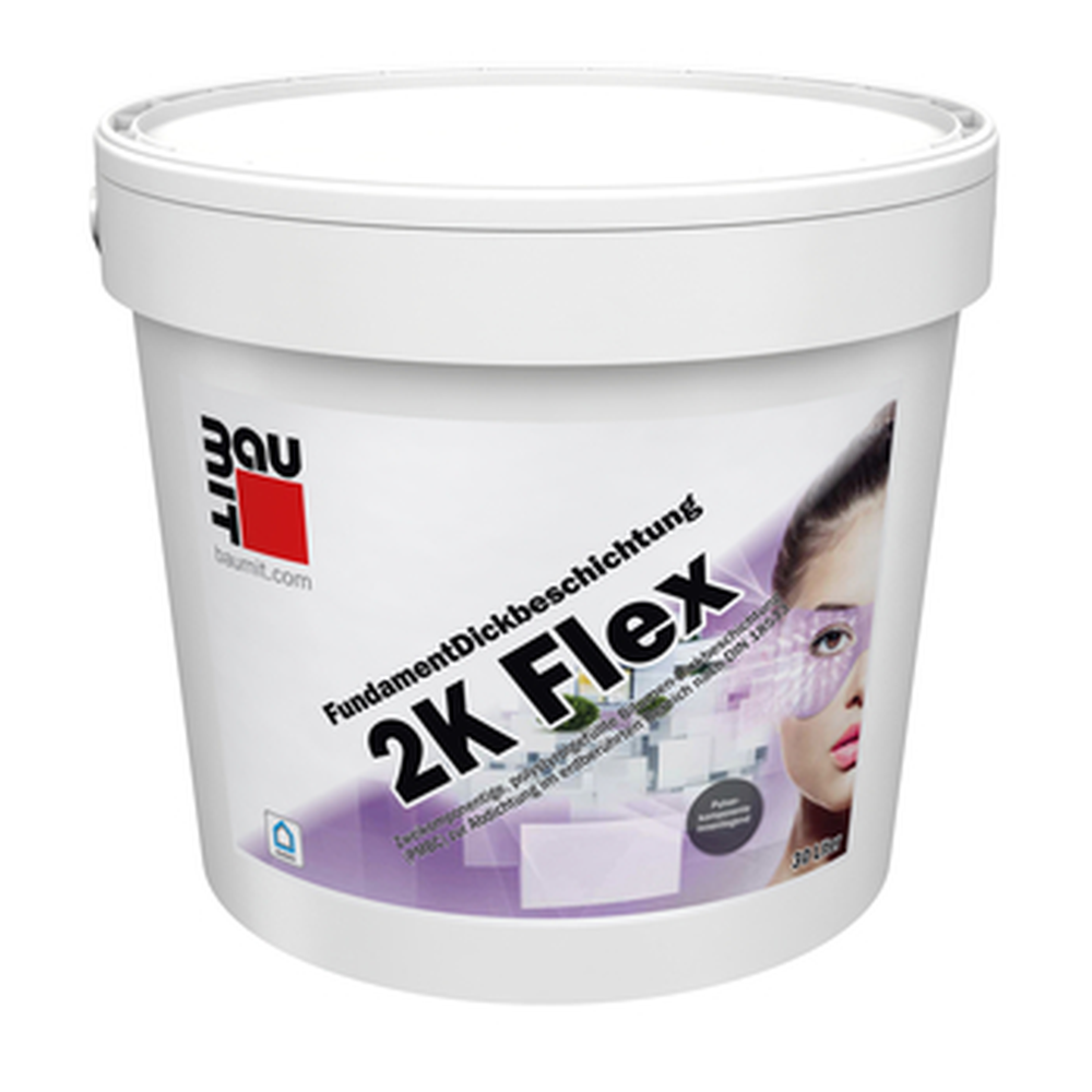 18 x Baumit Bitumen Dickbeschichtung 2K Flex 30 L hochflexibel, rissüberbrückend, wasserdicht
