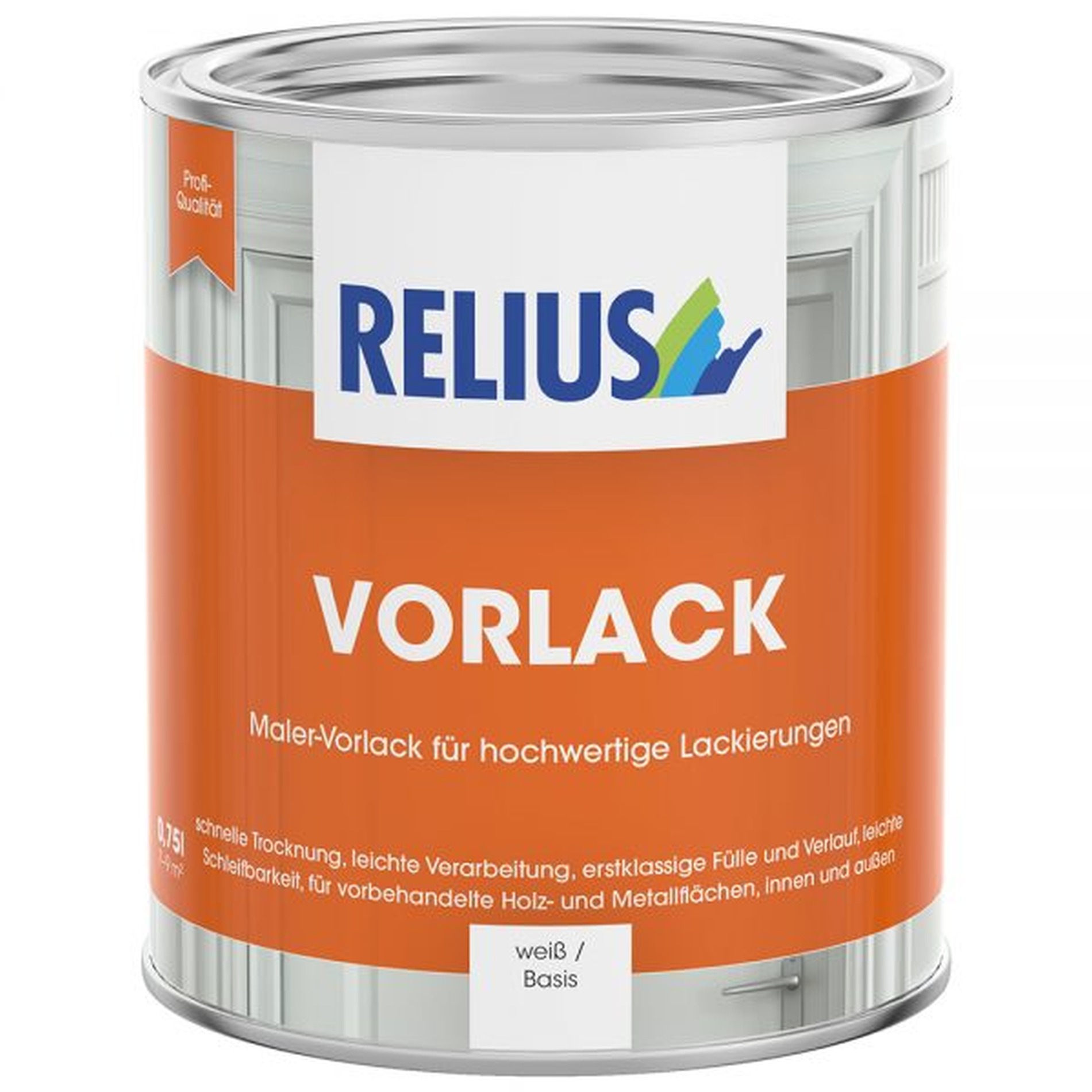 Relius Vorlack weiß / Basis W 0,375 Liter