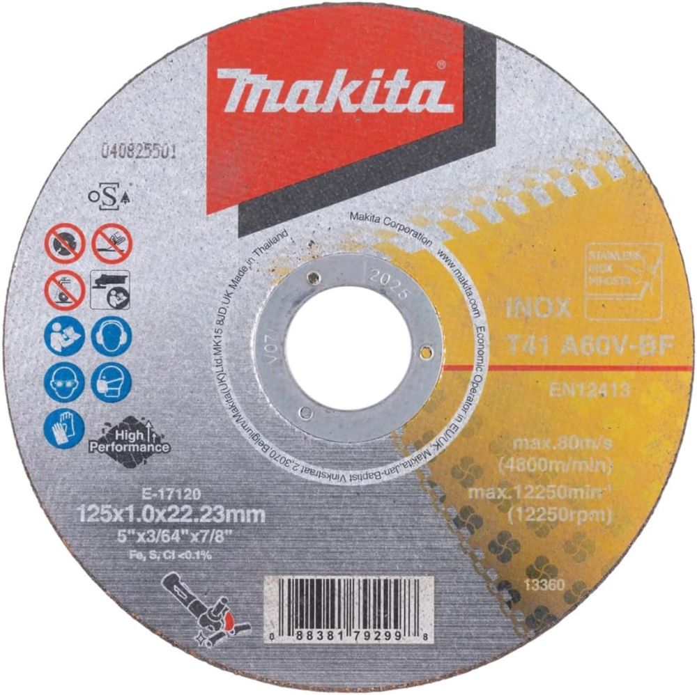 Makita Trennscheibe INOX 125x1,0mm E-17120-12