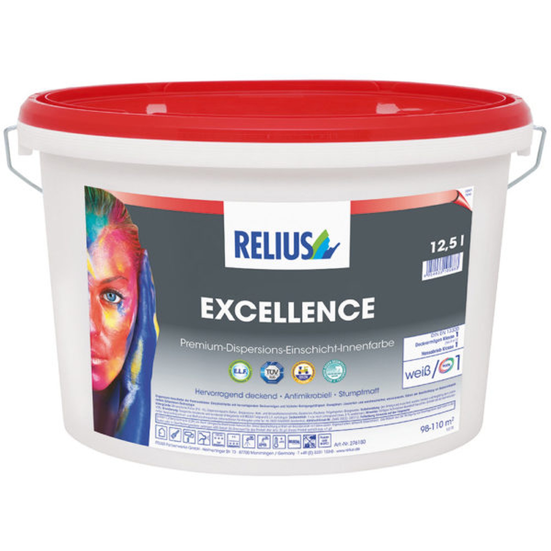 Relius Excellence Wandfarbe weiß / Basis 1