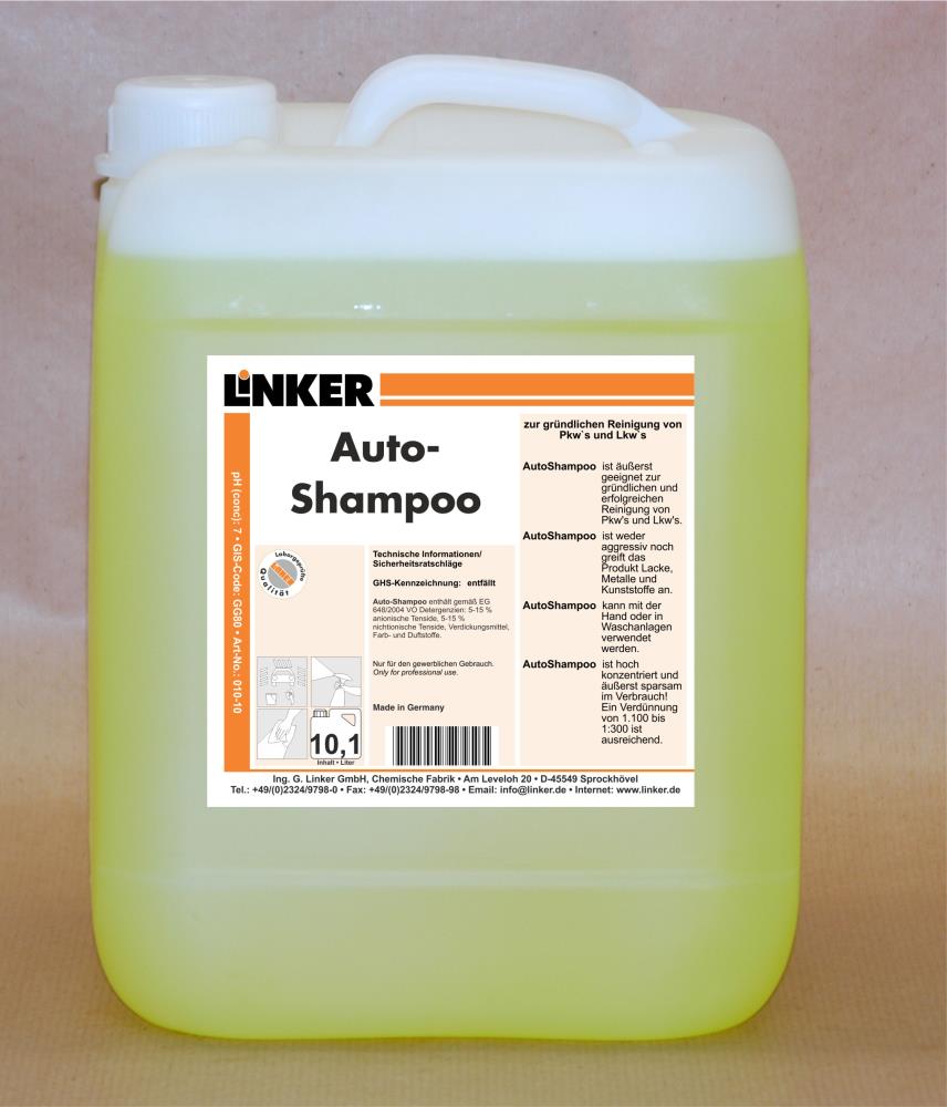 Linker Chemie Autoshampoo 10,1 Liter Linker Chemie Autoshampoo 10,1 Liter