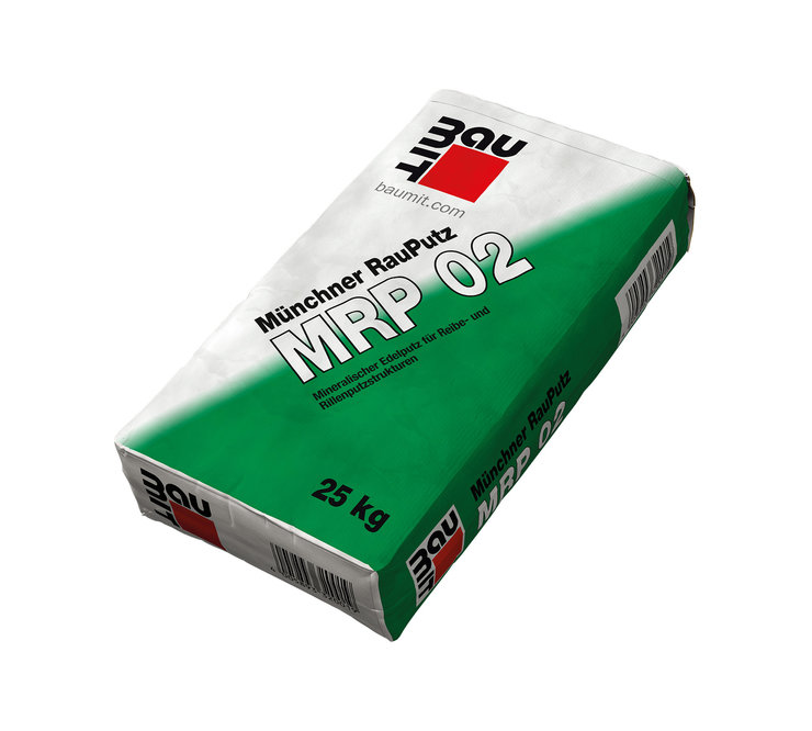 Baumit Münchner Rauputz MRP 02 Korn: 0-2 mm weiß 25kg
