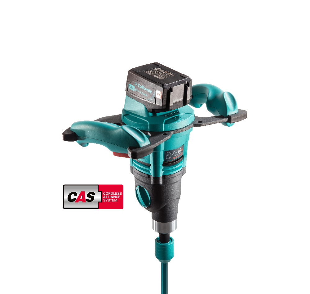 Collomix Akku-Rührwerk Xo 20 NC mit WK 140 HF & 2 Akkus