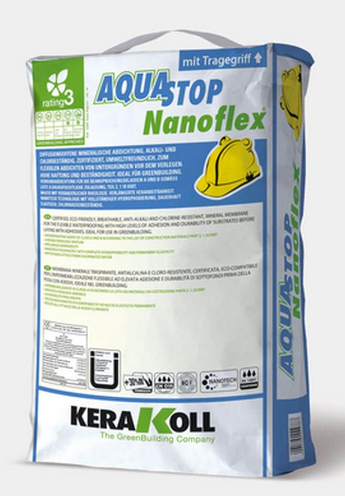 KeraKoll Aquastop Nanoflex® Eco Dichtschlämme Abdichtung Innen & Außen 20 kg