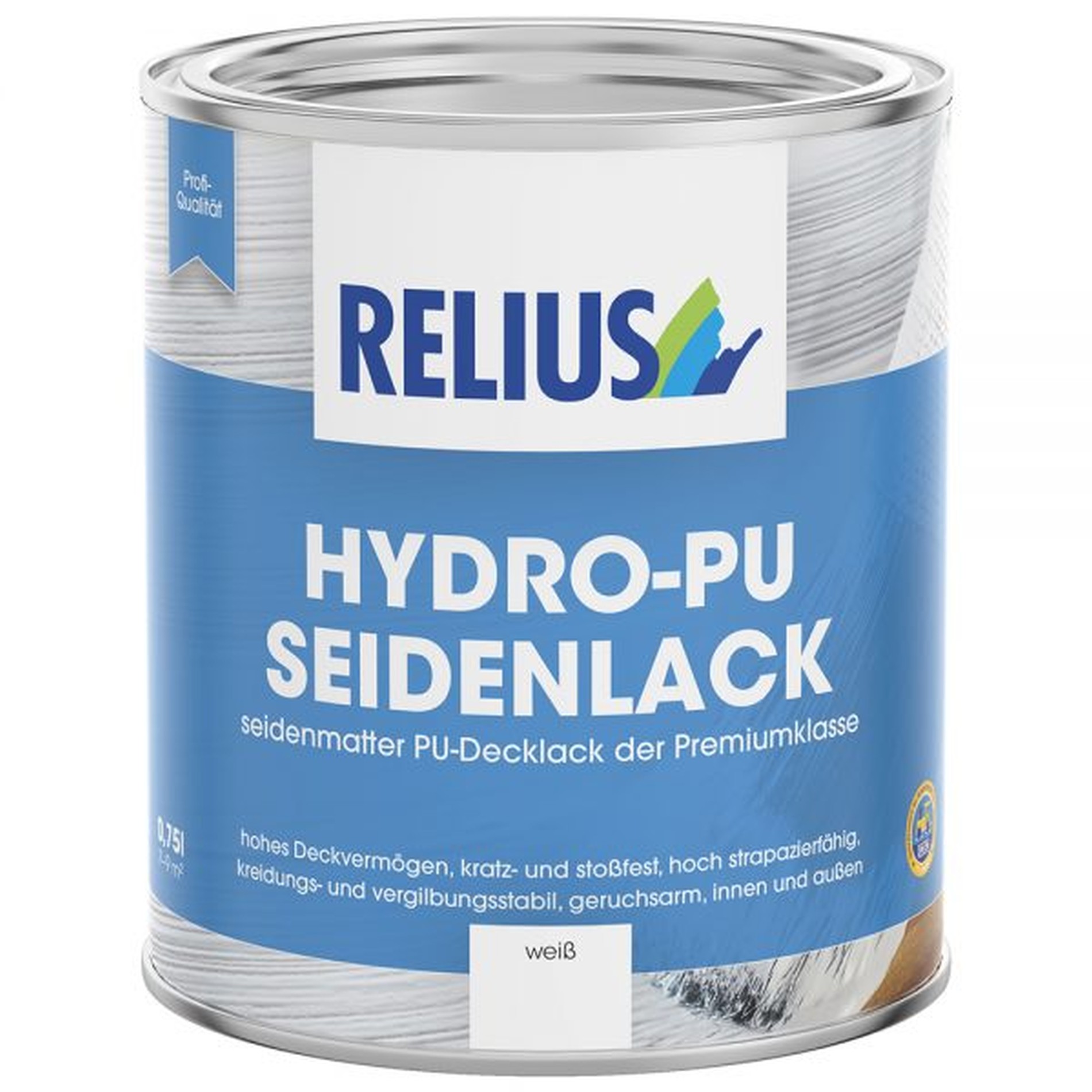 Relius Hydro-PU Seidenlack Bautenlack weiß