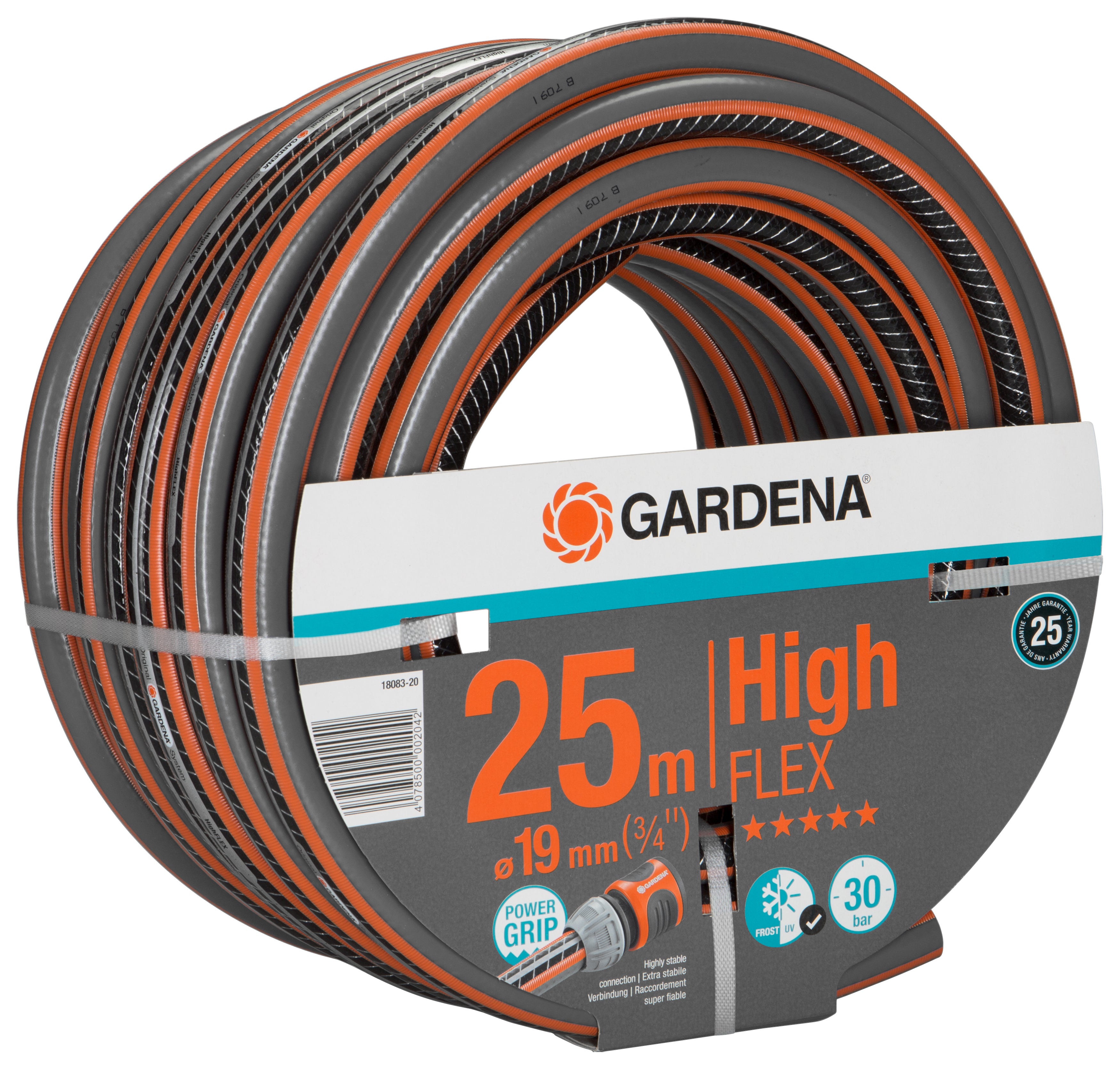 Gardena Comfort HighFLEX Schlauch 19 mm (3/4 Z), 25 m #18083-20.