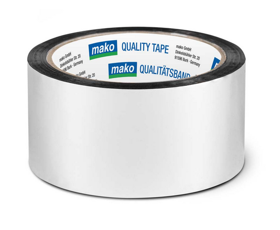 mako Folienband, alubedampft, KOMFORT 50 mm x 50 m