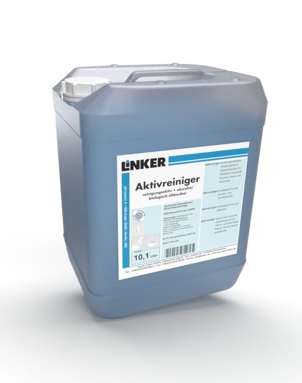 Linker Chemie Aktivreiniger Gebäude- Küchen- und Sanitärreiniger 10,1 Liter Linker Chemie Aktivreiniger Gebäude- Küchen- und Sanitärreiniger 10,1 Liter