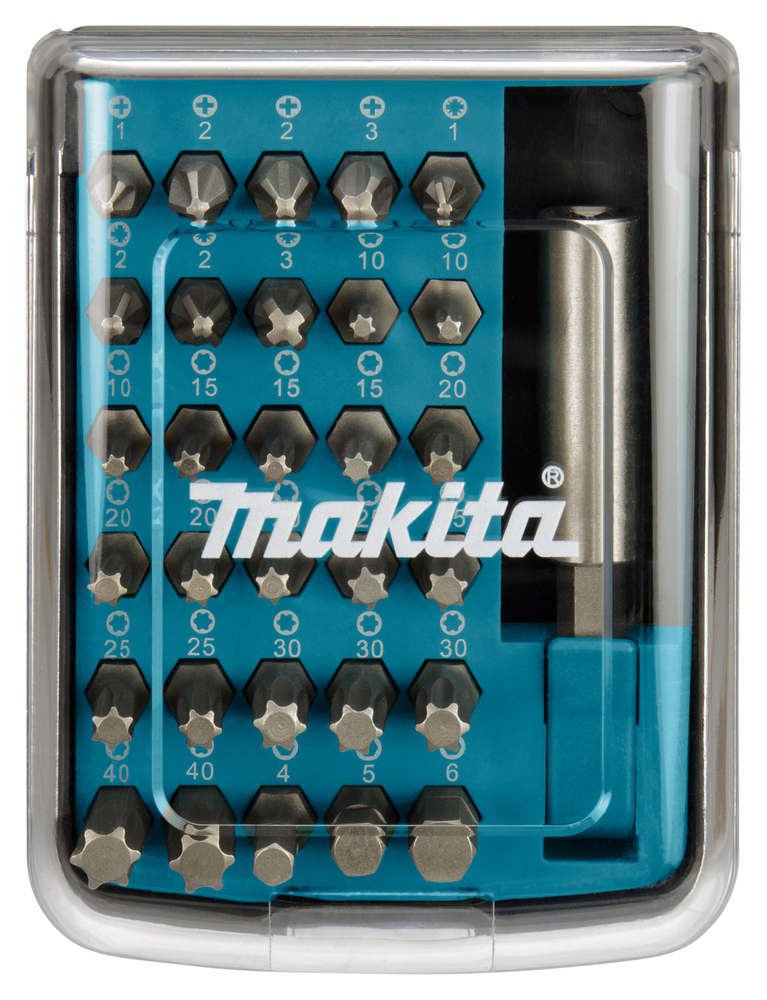 Makita Bit-Set 31-tlg. D-34936 30 Bits in 25 mm Länge & Verpackung