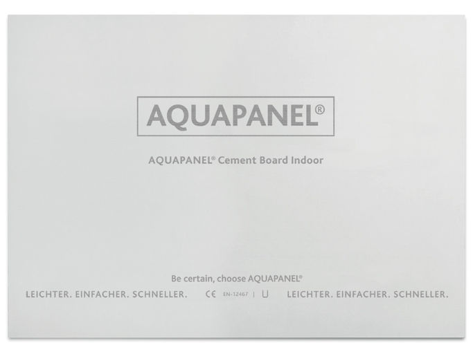 Knauf AQUAPANEL Indoor Cement Board 12,5 x 900 x 1250 mm - 1,125 qm