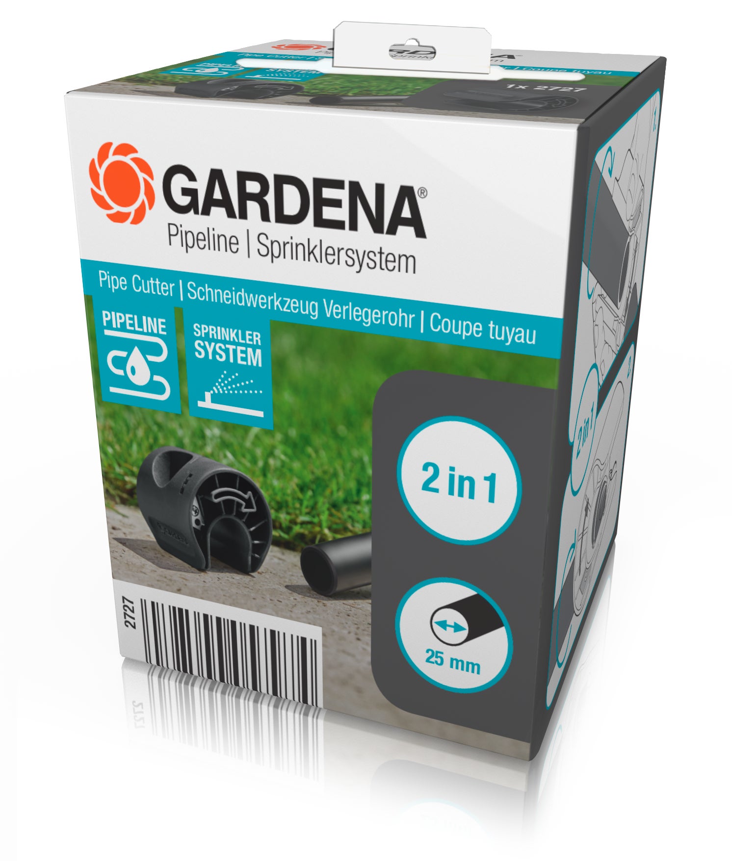 Gardena Sprinklersystem Schneidewerkzeug für Verlegerohr 25 mm #02727-20.