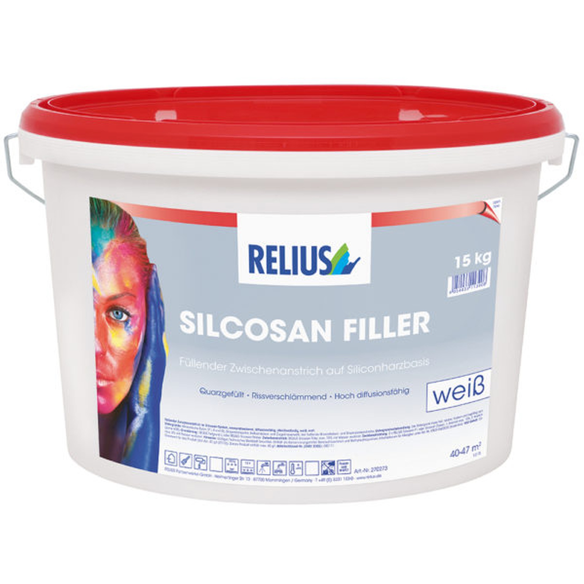 Relius Silcosan Filler weiß 15 kg