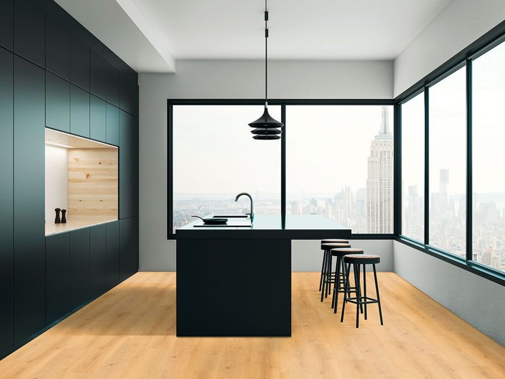 5 mm Click-Vinyl CHECK One 2078 Burbach Eiche Breitdiele inkl. Trittschall Premium VPE: 2,235 m²