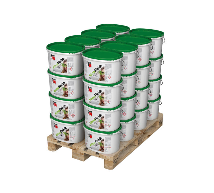 32 x Baumit KlimaFinish Spachtelmasse auf Kalkbasis weiß 20 kg