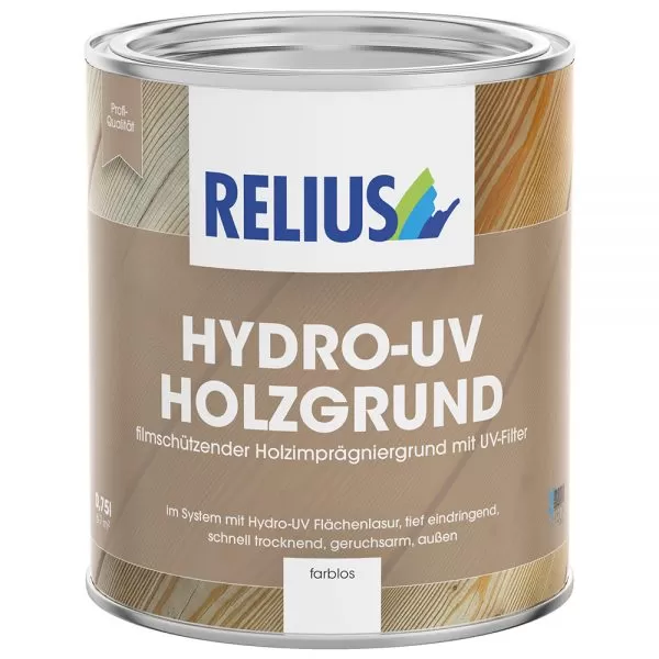 Relius Hydro-UV Holzgrund Holzimprägniergrund farblos 5 Liter