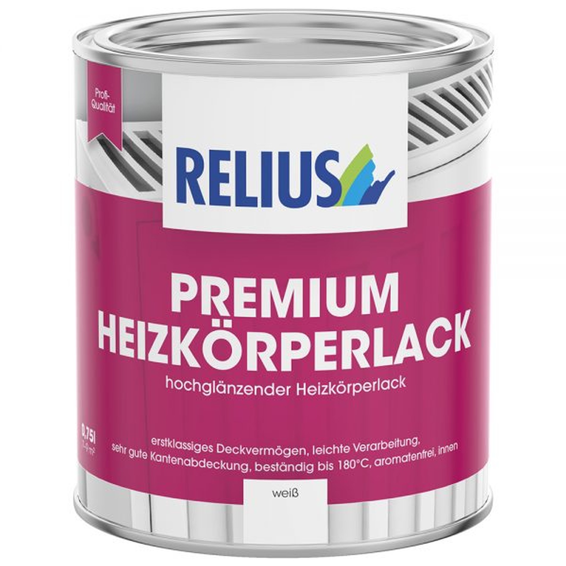 Relius Premium Heizkörperlack weiß 2,5 Liter