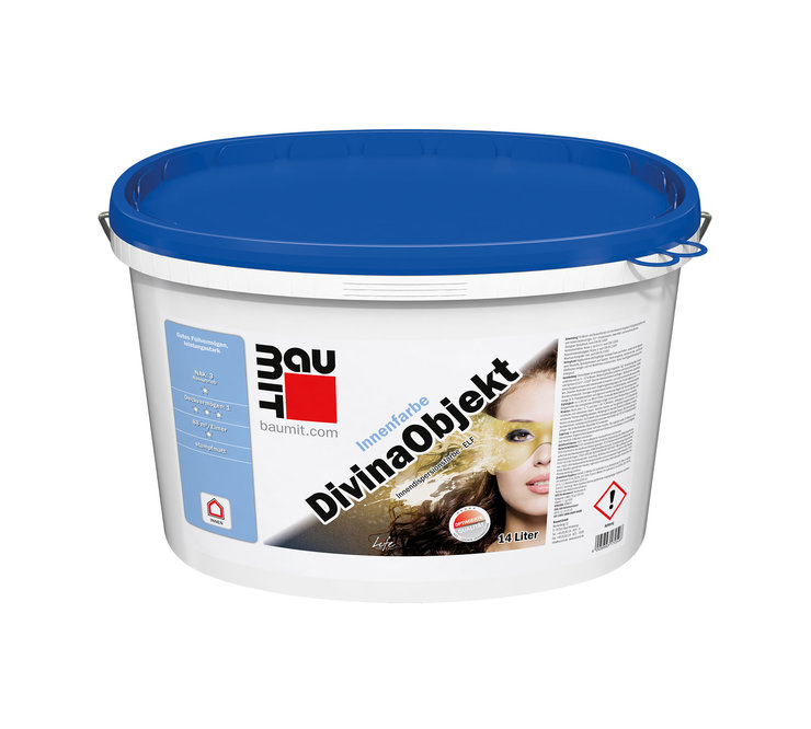 Baumit DivinaObjekt Dispersionsfarbe Innenfarbe Wandfarbe weiß innen 14 L