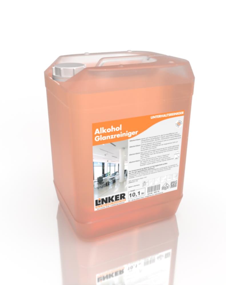 Linker Alkohol-Glanzreiniger Unterhaltsreiniger 10,1 Liter Linker Alkohol-Glanzreiniger Unterhaltsreiniger 10,1 Liter