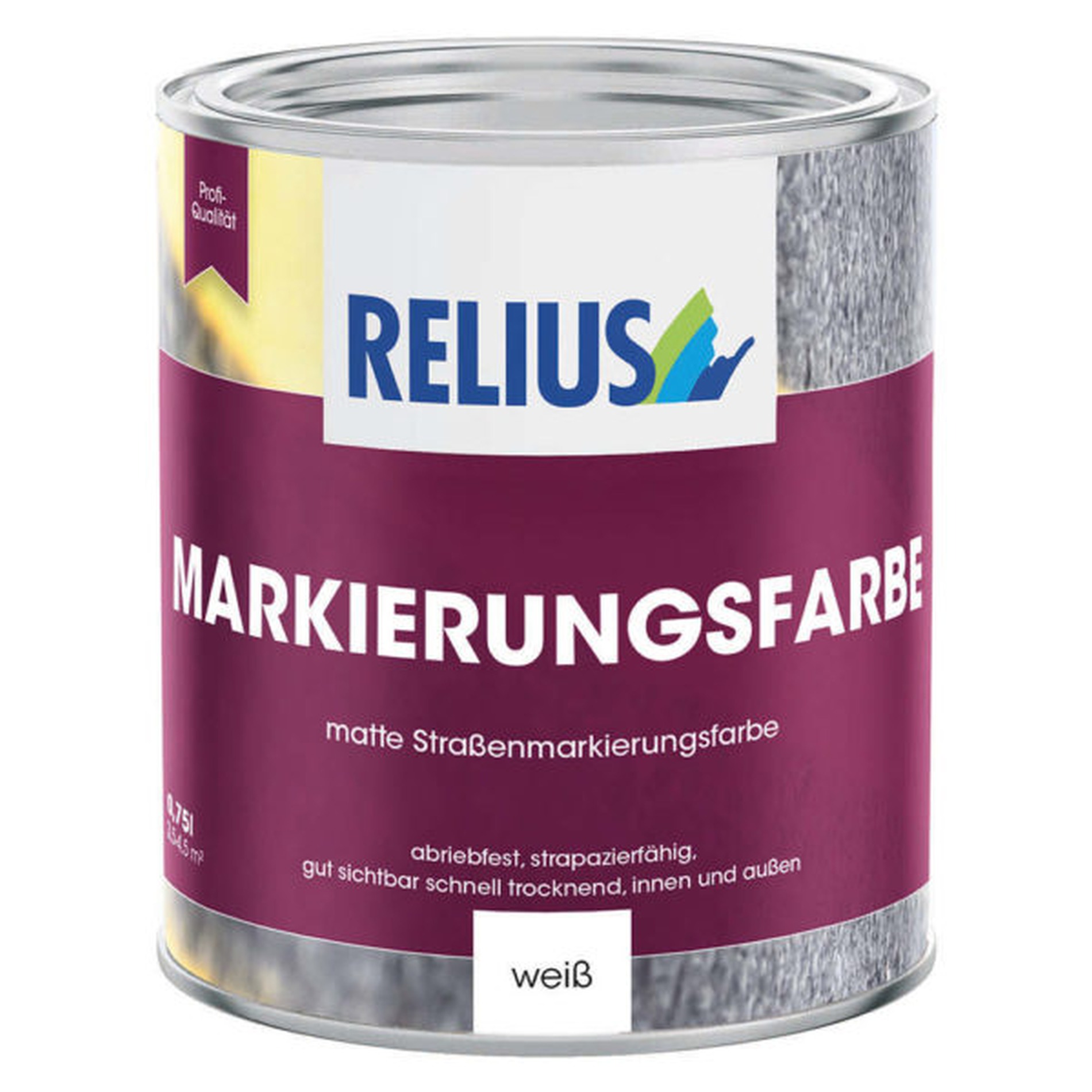 Relius Markierungsfarbe weiß 0,75 Liter