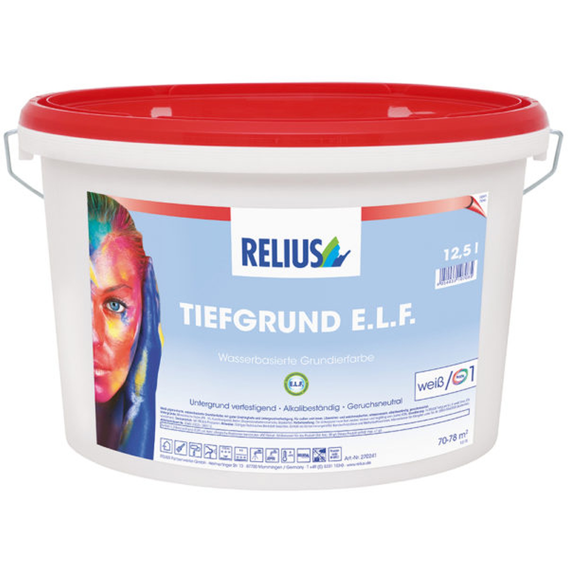 Relius Tiefgrund E.L.F. weiß/Basis 12,5 Liter