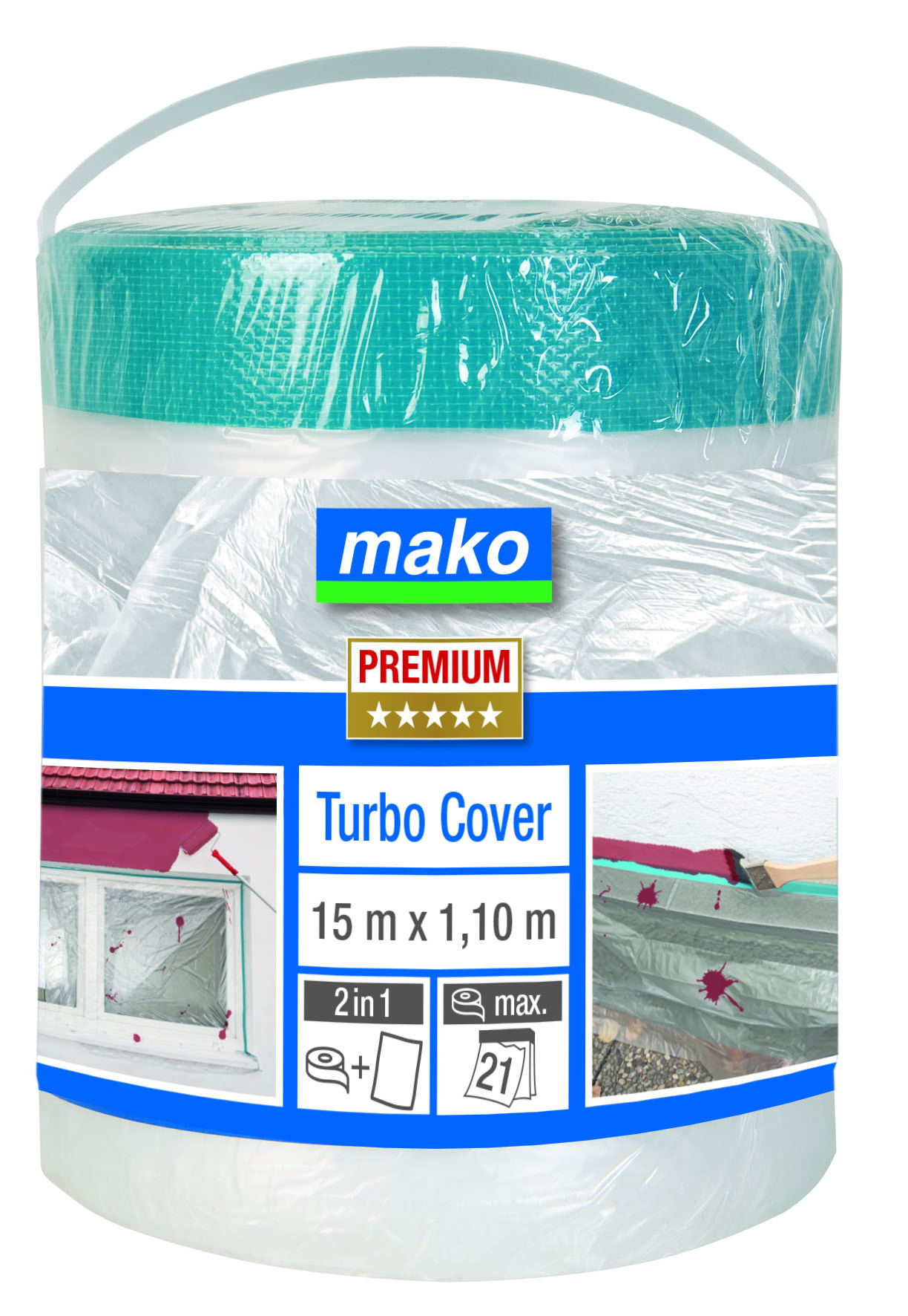 Turbo Cover-Abdeckfolie außen PREMIUM, Ersatzrolle