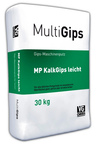 VG-Orth MultiGips MP KalkGips leicht Maschinenputz Gips Putz 30 kg
