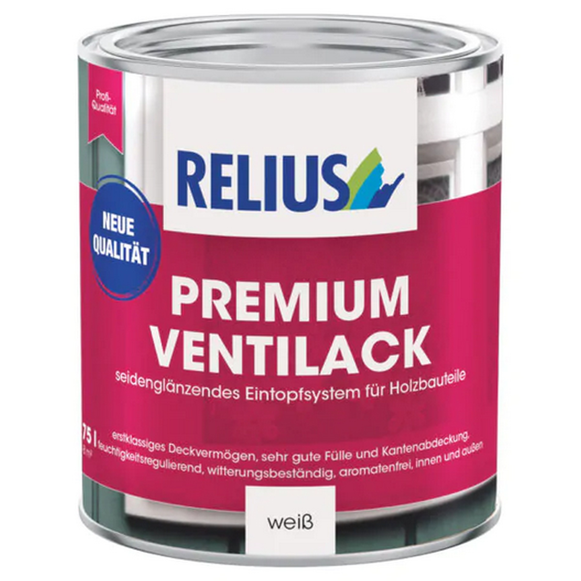 Relius Premium Ventilack Bautenlack weiß