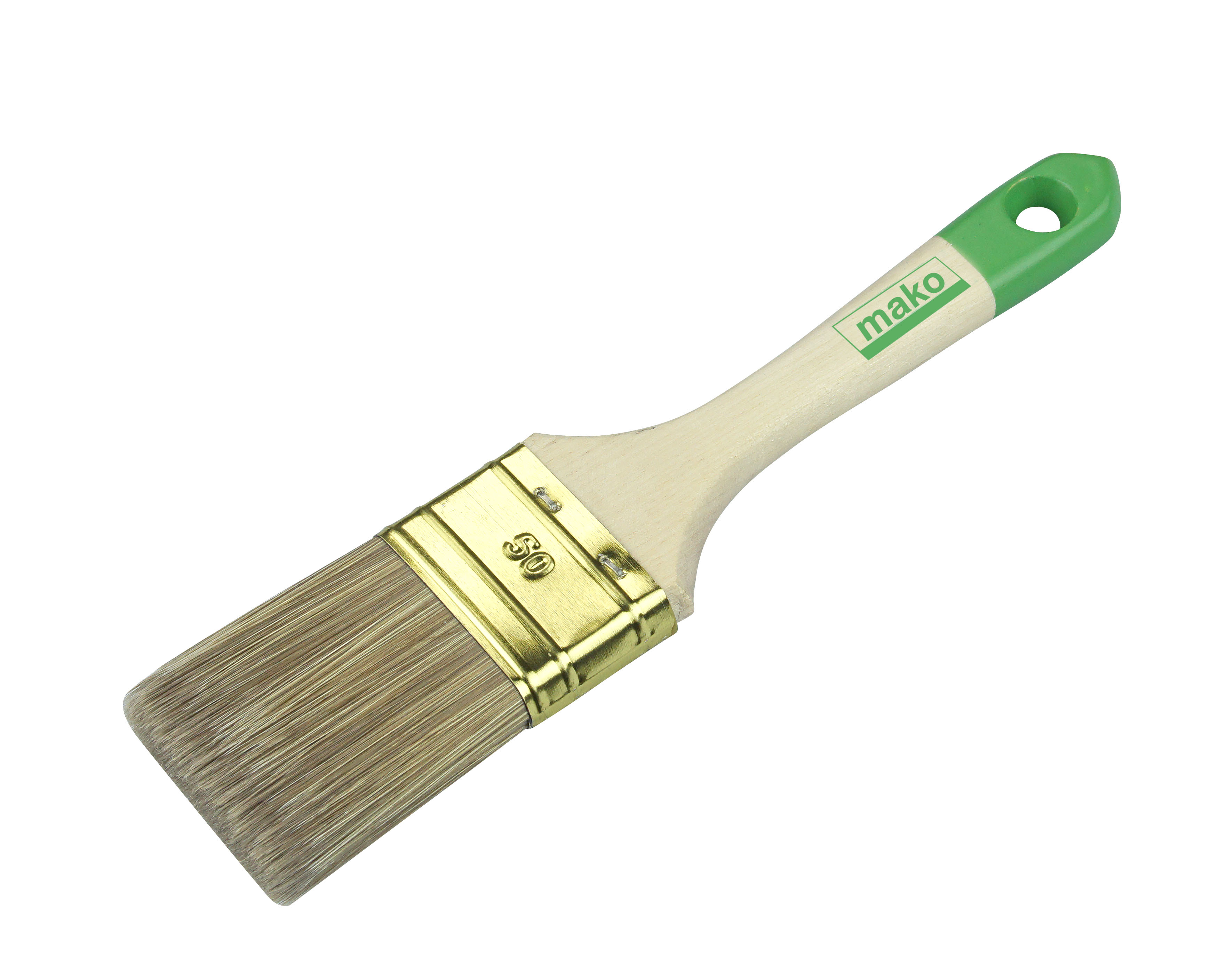 mako Lasur-Flachpinsel KOMFORT 6. Stärke Holzgriff