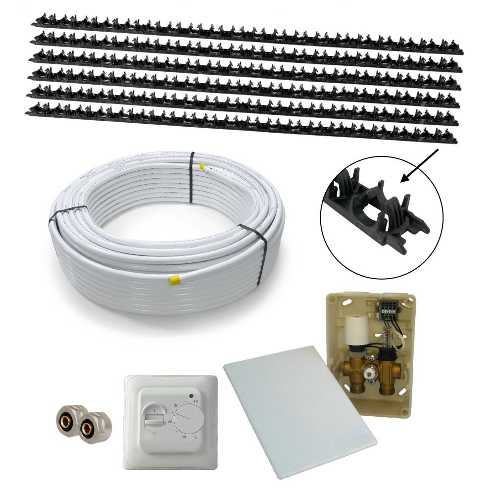 HWT CLAMP Wandheizung Set & E-Regelbox Standard HWT CLAMP Wandheizung Set & E-Regelbox Standard