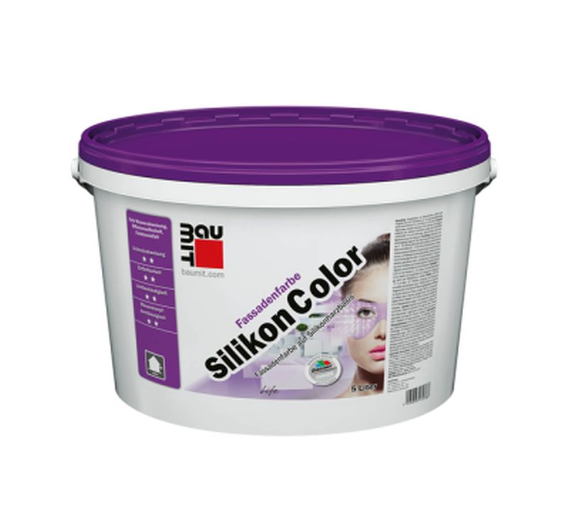 Baumit SilikonColor Fassadenfarbe Farbe silikonverstärkt weiß 12,5 Liter