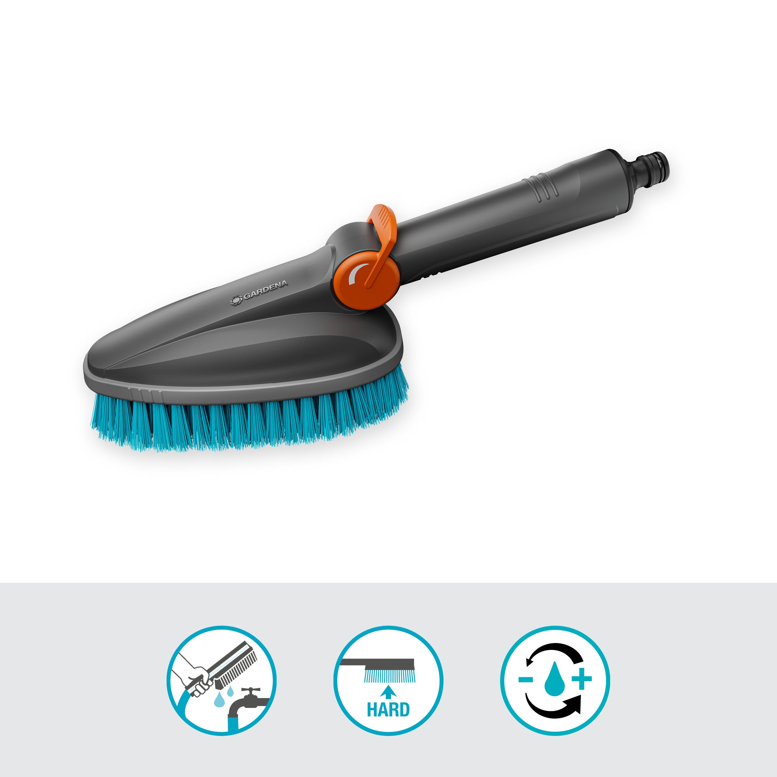 Gardena Cleansystem Handbürste M hard #18846-20.