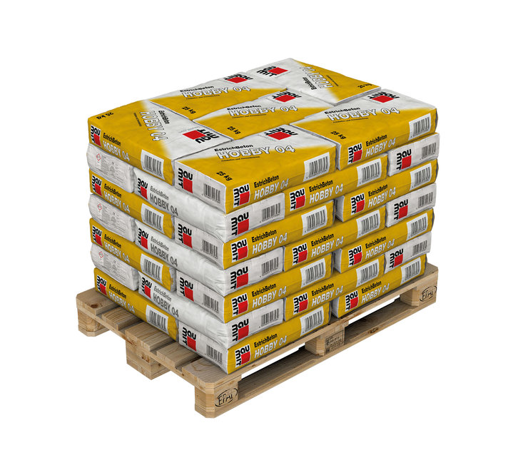 48 x Baumit Estrich-Beton HOBBY 04 25 kg 48 x Baumit Estrich-Beton HOBBY 04 25 kg