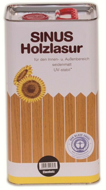SINUS Holzschutzlasur Holzlasur wetterbeständig Innen- & Außen 14 Farben