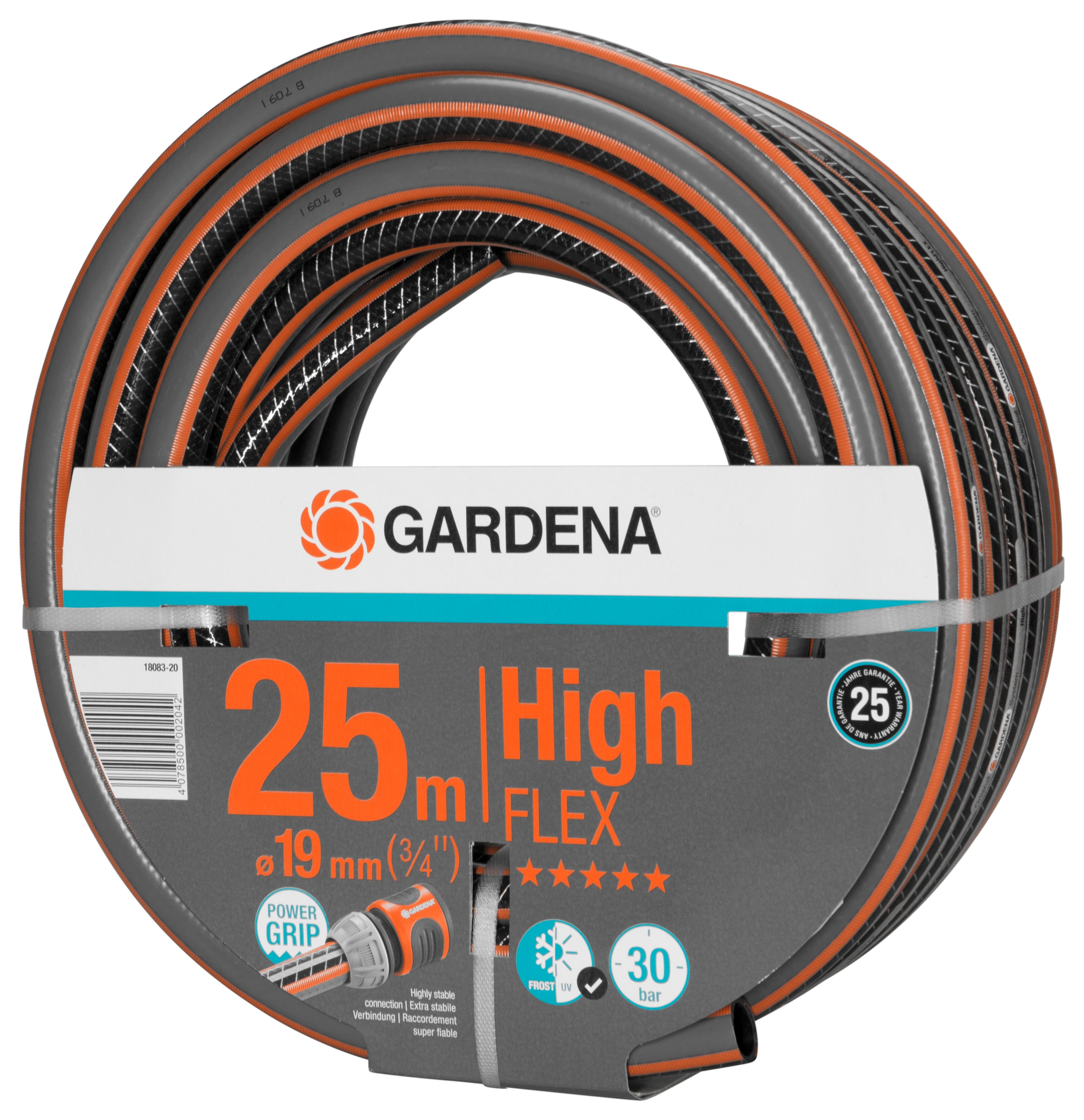 Gardena Comfort HighFLEX Schlauch 19 mm (3/4 Z), 25 m #18083-20.