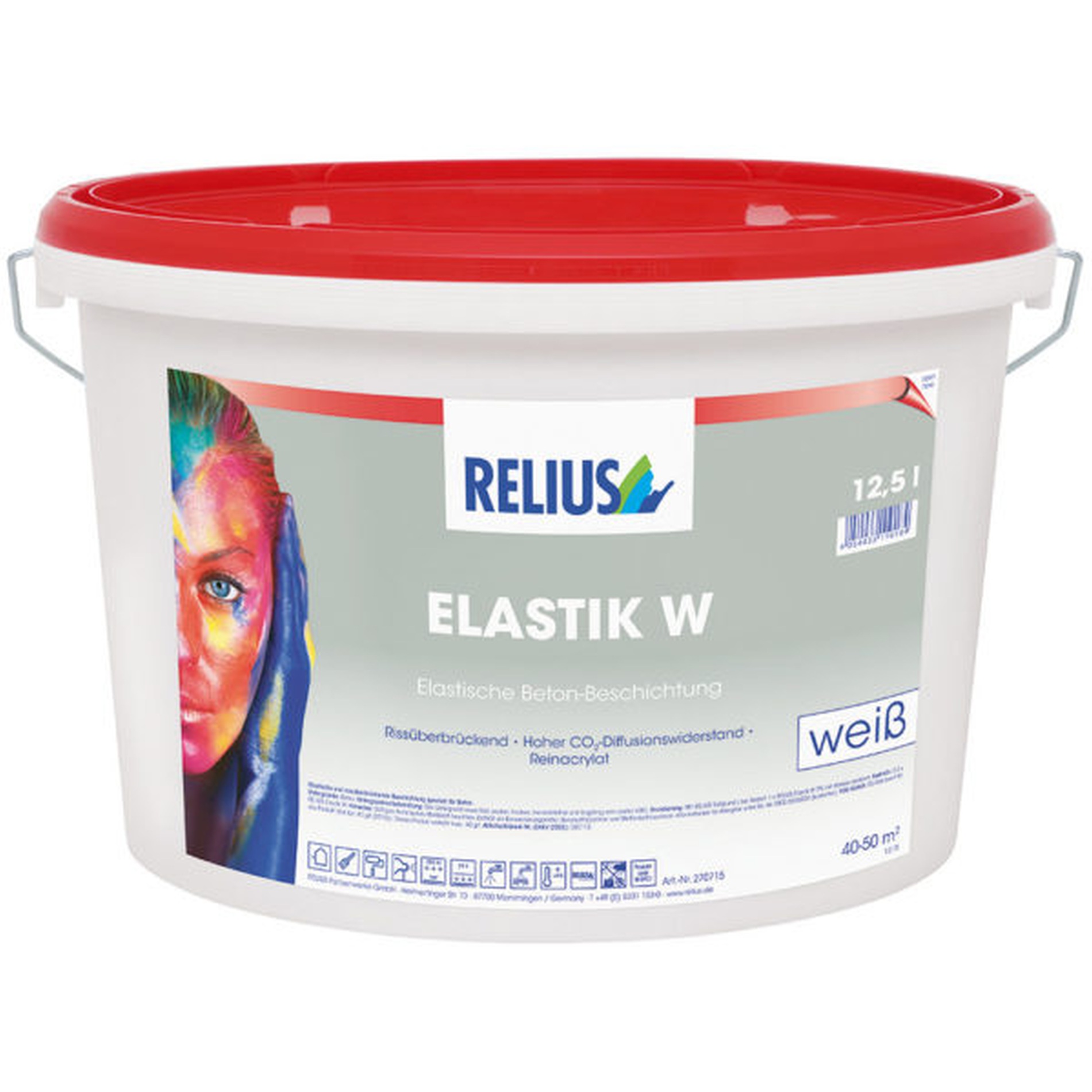 Relius Elastik W weiß 12,5 Liter