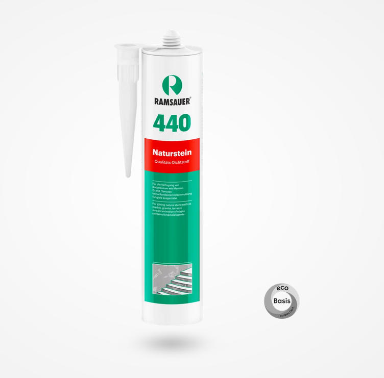 Ramsauer 440 Naturstein 1K Silikon Dichtstoff auf neutraler Silikonbasis 310 ml
