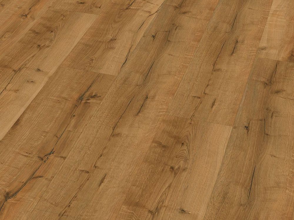 5,5 mm Click-Vinyl CHECK comfort 2516 Tajo Eiche Lang- & Breitdiele & Trittschall (Kork) - 2,055 m²