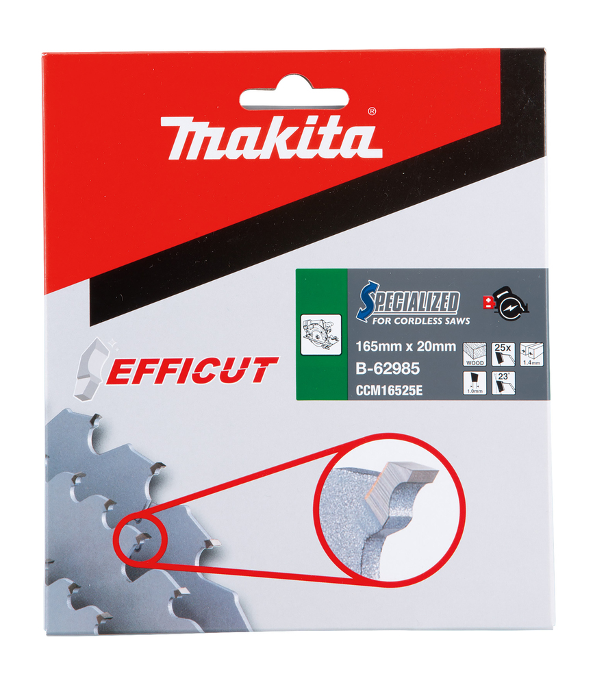 Makita Sägeblatt Efficut Ø165x20x25 mm