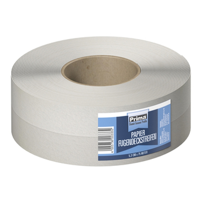 Fugendeckstreifen 5,3 cm x 75 m aus Papier