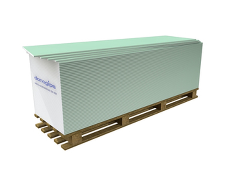 GKB Gipsplatte H2 Gipskarton (GKBi) 2600 x 625 x 12,5 mm imprägniert - 1,625 qm
