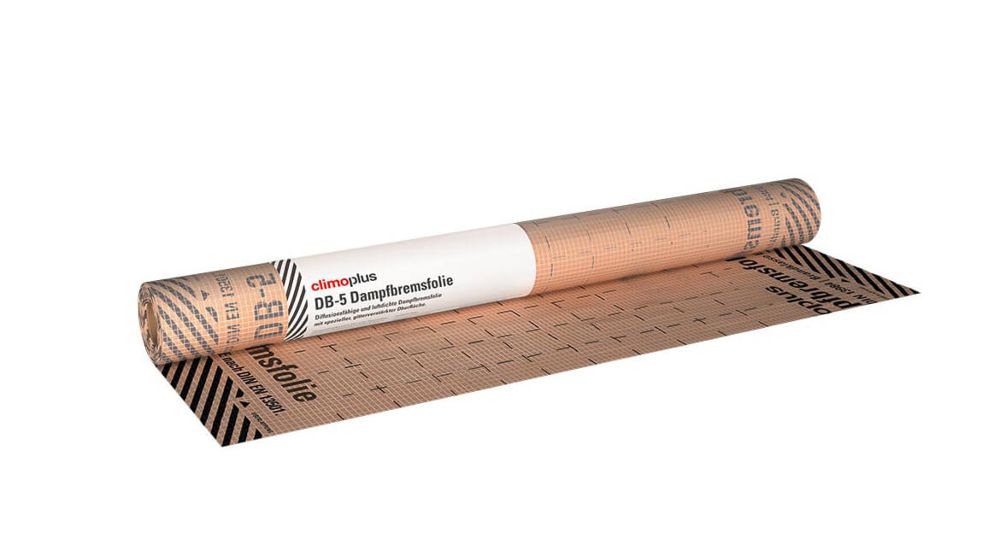 Climowool climoplus DB-5 Dampfbremsfolie 1,5 x 50 m - 75 qm Climowool climoplus DB-5 Dampfbremsfolie 1,5 x 50 m - 75 qm