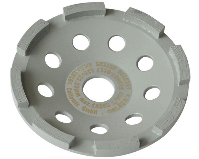 Collomix Schleiftopf UST 125 Universal grau Ø 125 H 22 mm