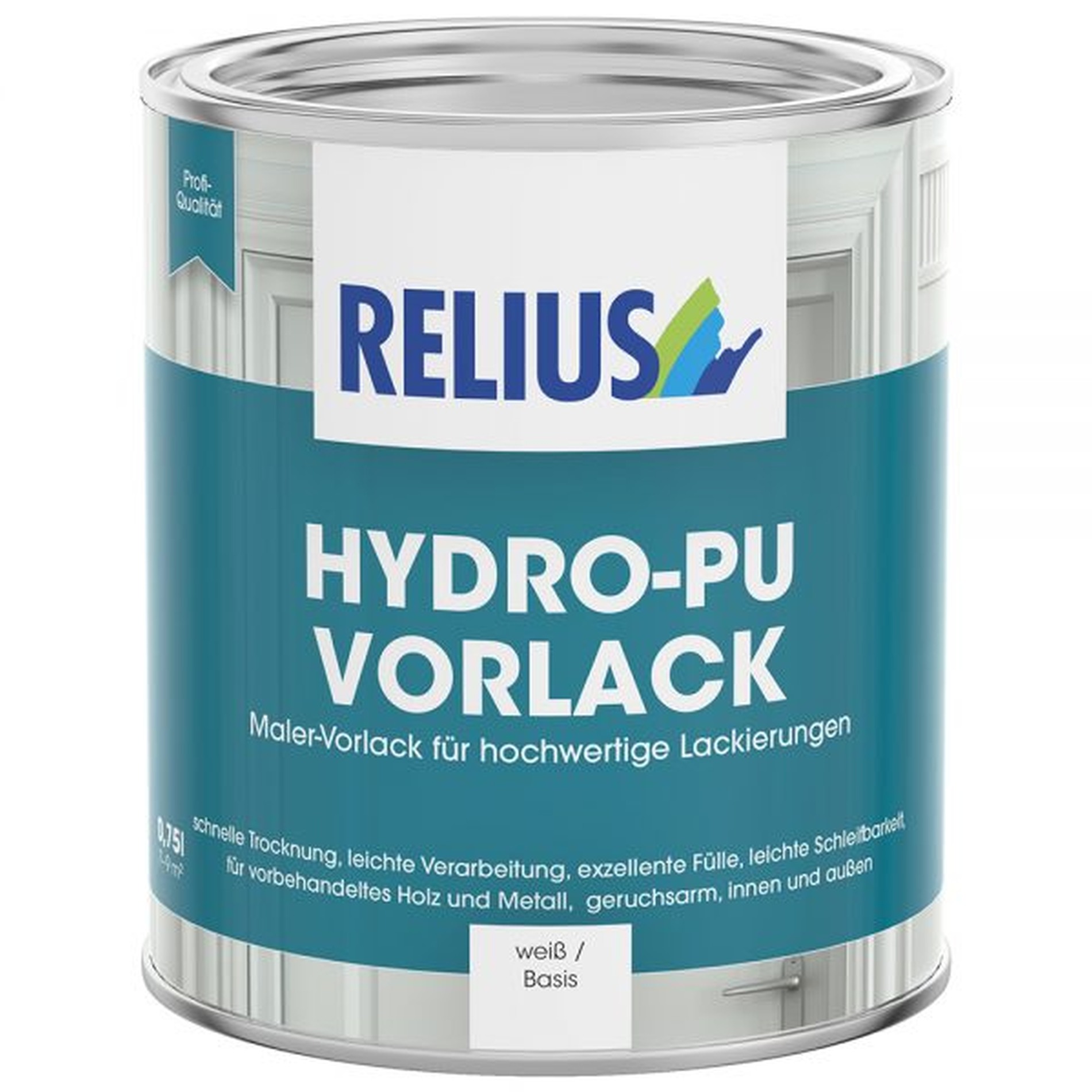 Relius Hydro-PU Vorlack weiß / Basis W 2,5 Liter